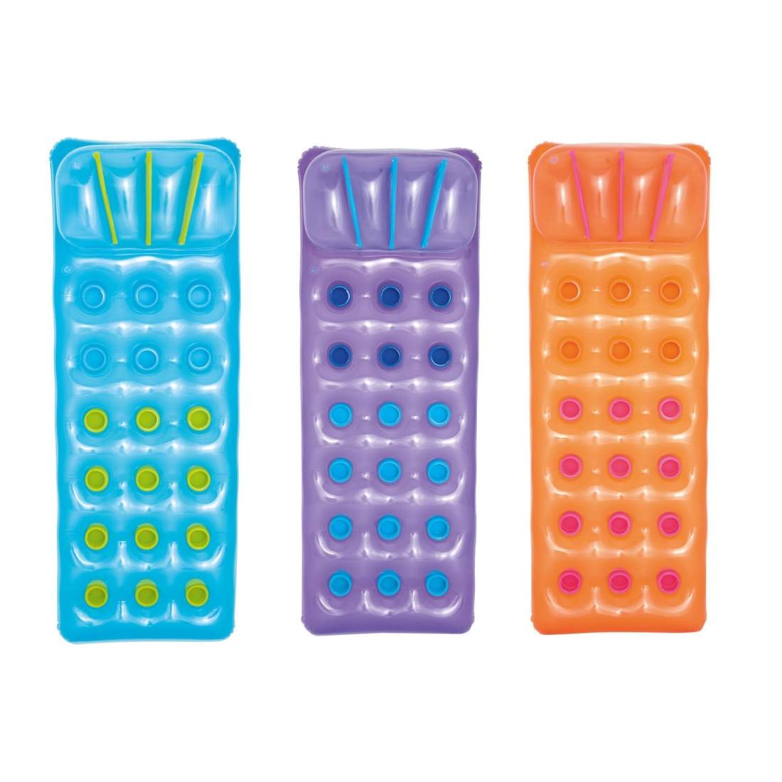 Uppblåsbar madrass för simning 3 färger 188 x 71 cm Bestway 43015 blå | Hem & Hobby - Hem & Hushåll - Bygg | Pryloteket