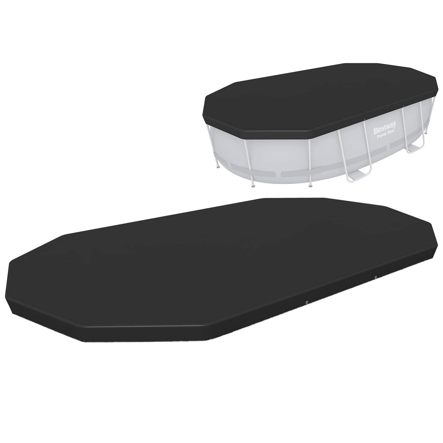Betræk til oval ramme pool 427 x 250 x 100 cm Bestway 58425