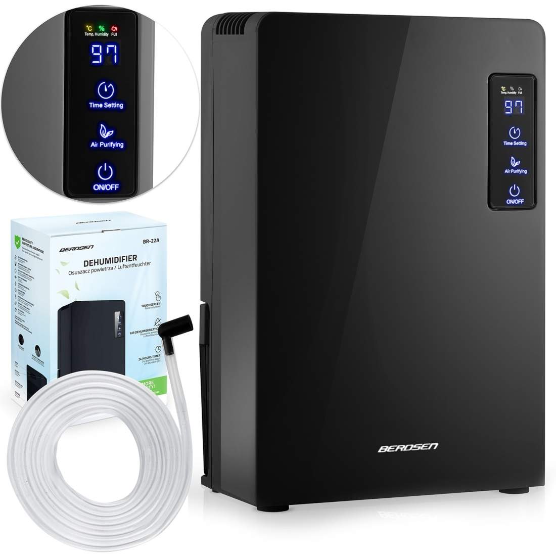 Luftavfuktare - Fuktabsorberare Berdsen BR-22A Svart | Hem & Hobby - Hem & Hushåll - Tvätt | Pryloteket