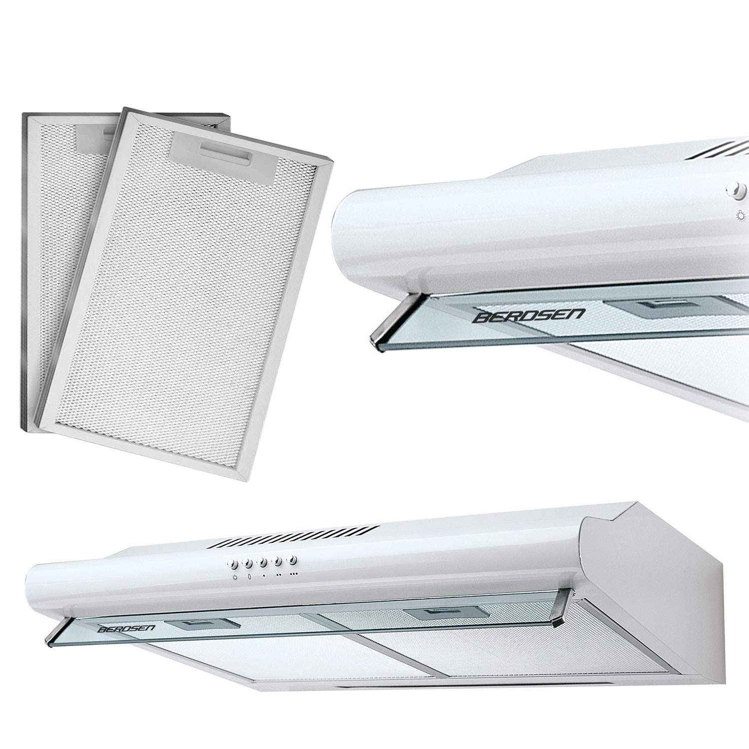 Köksfläkt under skåp - 60 cm Berdsen BE-10-A vit | Sport & Fritid - Friluftsliv & Camping - Belysning | Pryloteket