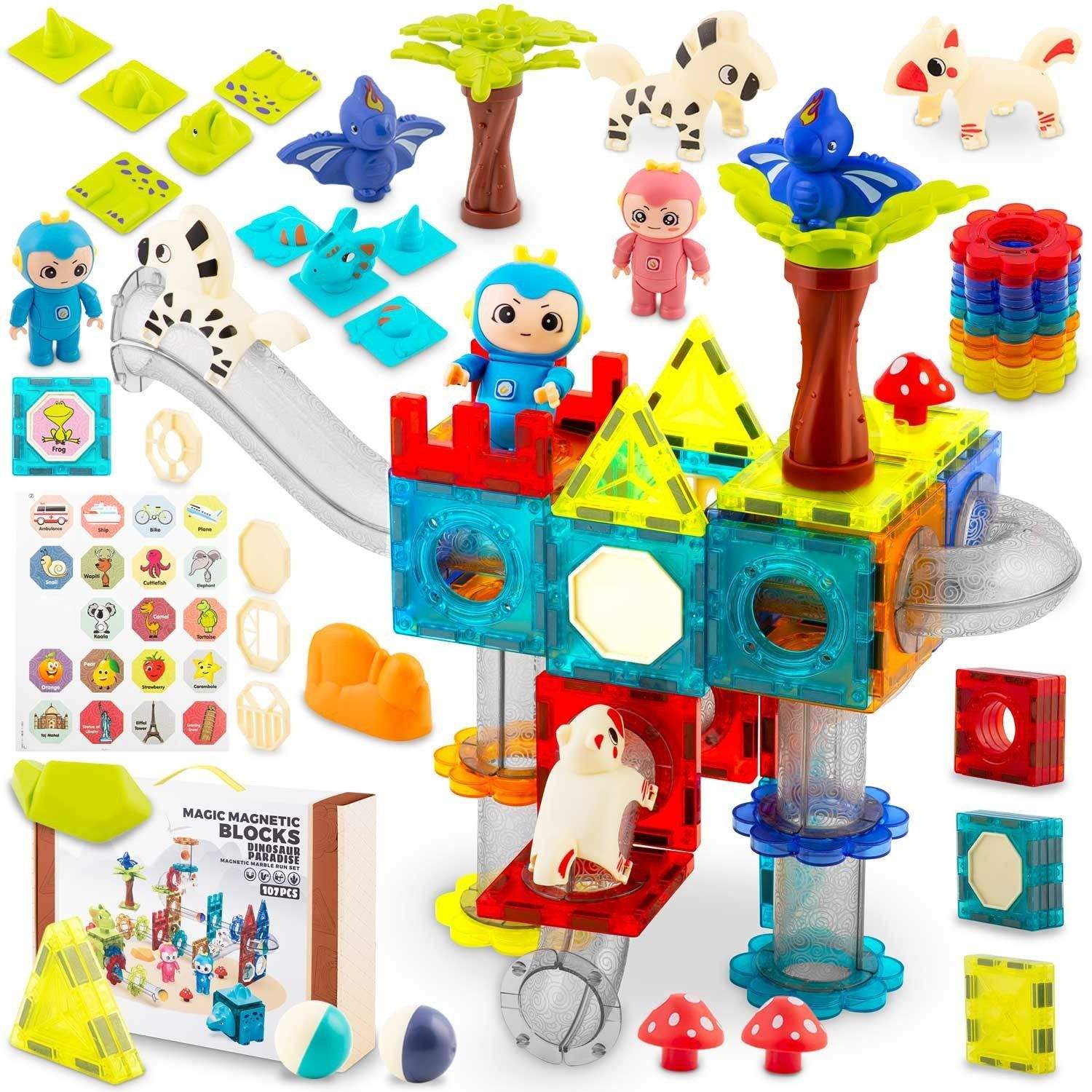 Magnetiske byggeklodser Dinosaur Paradise RK-757 Ricokids