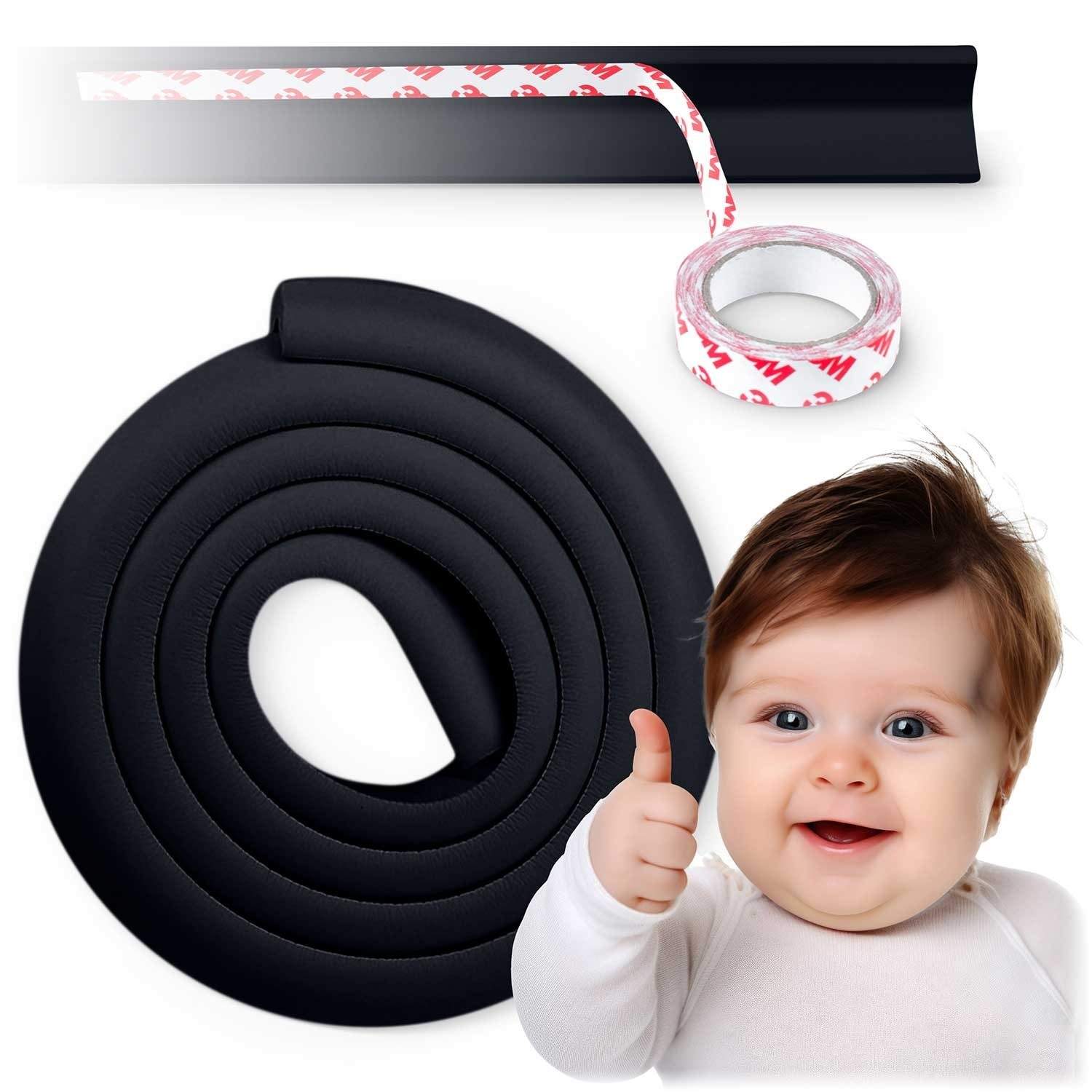 Beskyttende skumtape Ricokids 798701 sort 2 m