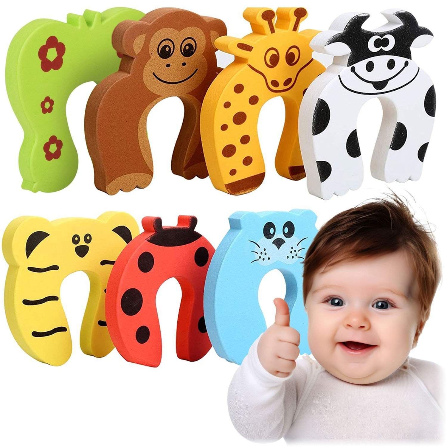 Dörrstoppare Ricokids 798600 - 7 st djurmotiv