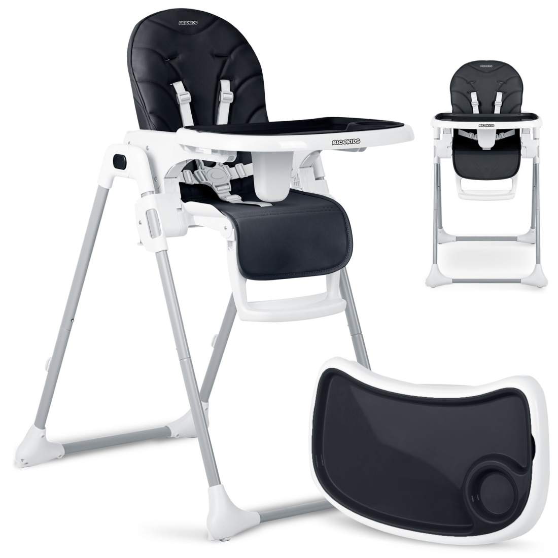 Ricokids Tulo Svart Matstol för Barn | Hem & Hobby - Hem & Hushåll - Bygg | Pryloteket