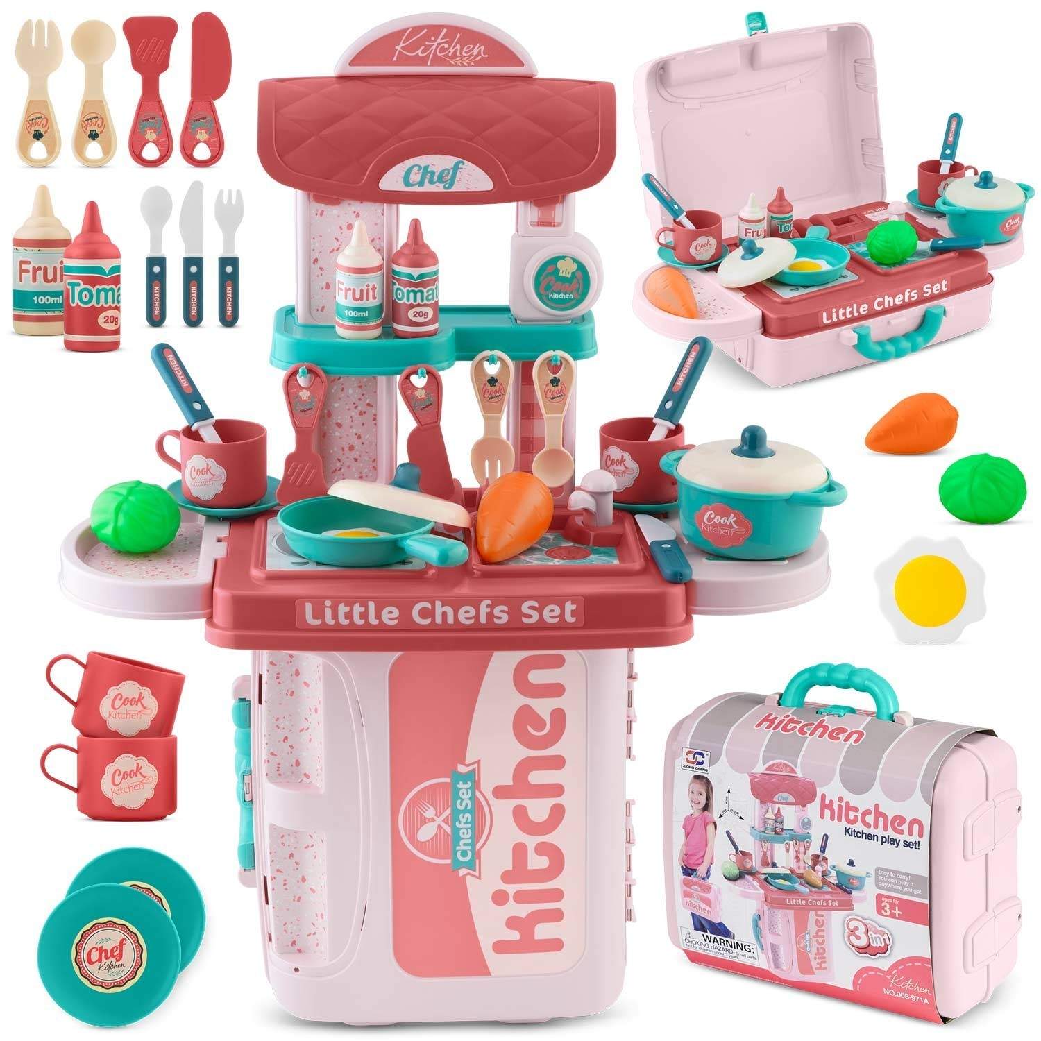 Børnekøkken med bæretaske - Ricokids 772900
