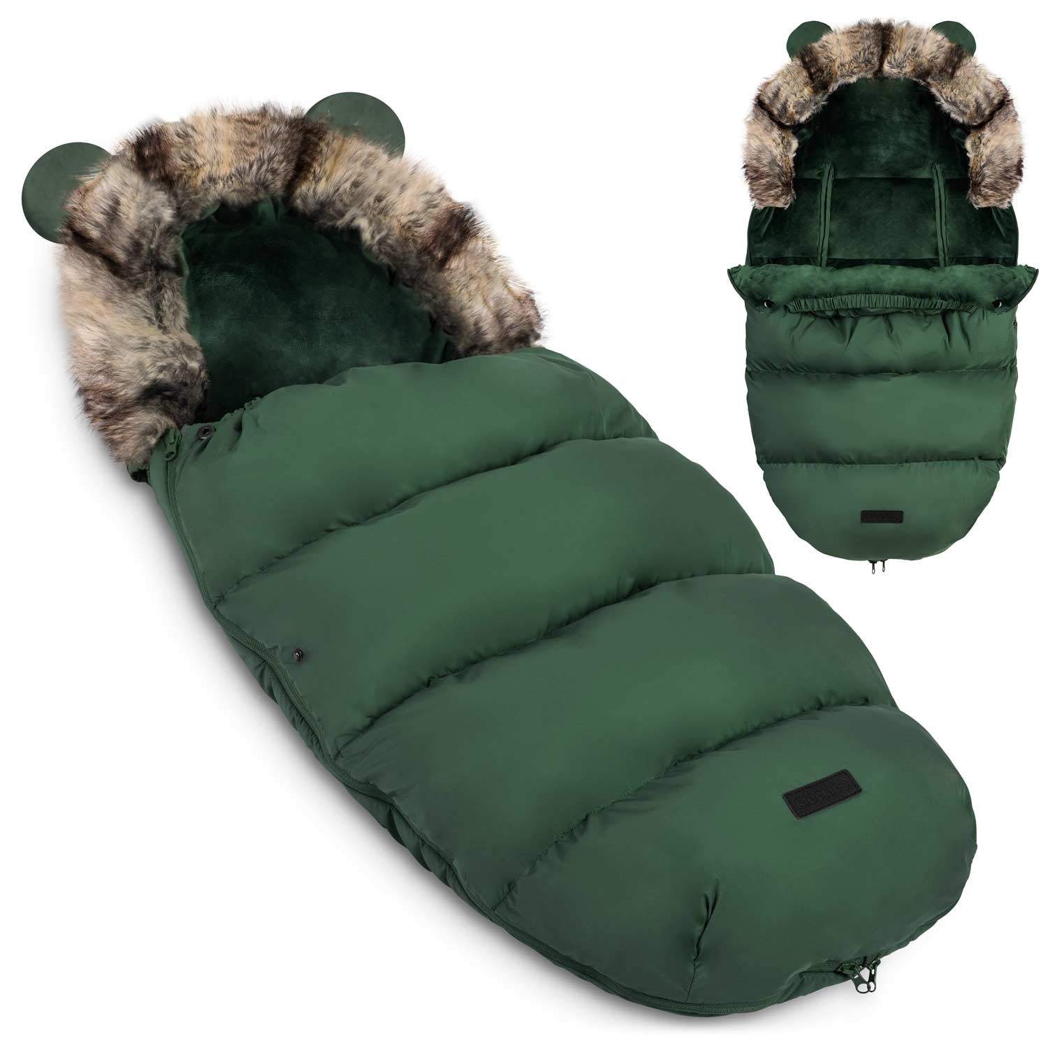 Elmi Ricokids barnvagn/släde sovsäck - khaki | Hem & Hobby - Hem & Hushåll - Tvätt | Pryloteket