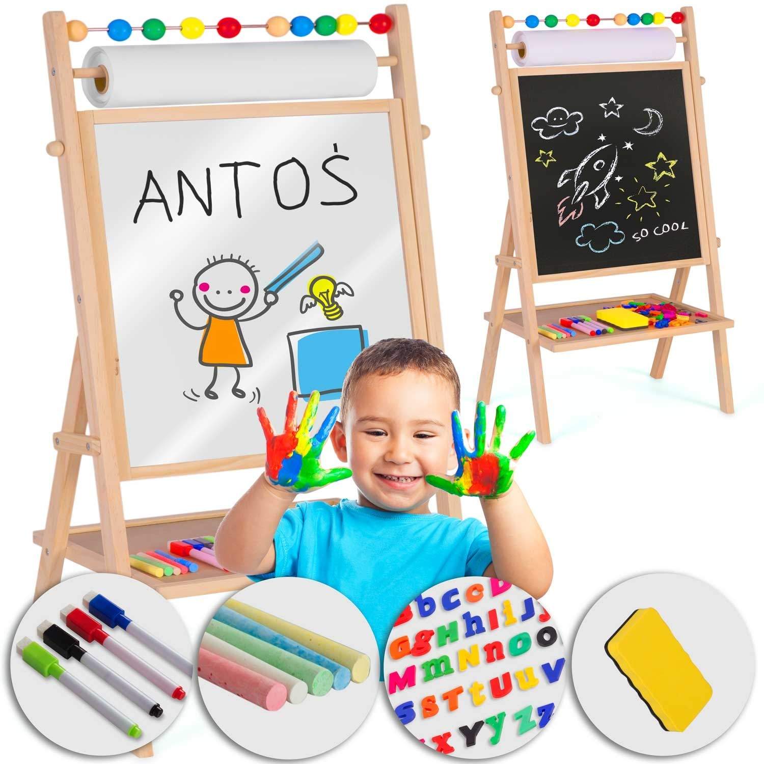 Magnetisk roterbar stylus board Ricokids