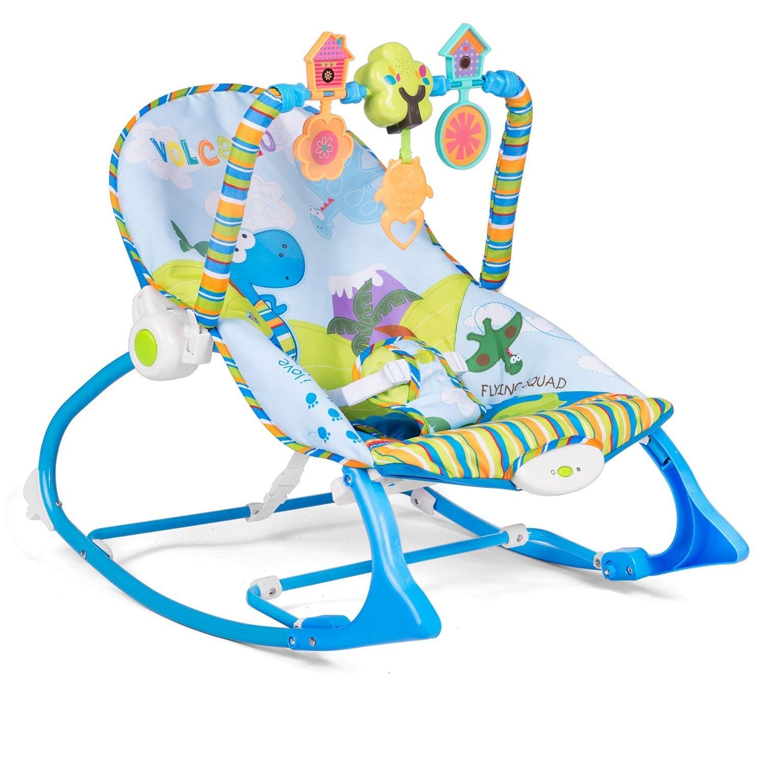 Multifunktionel babysitter med vibration og musik fra Ricokids