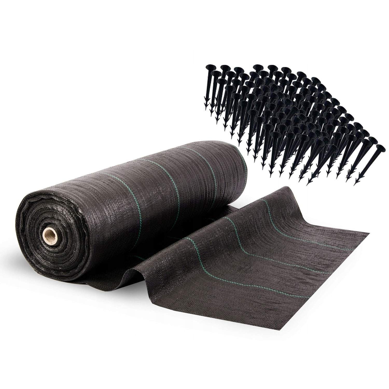 Svart Trädgårdstyg 90g/m² 1,6m x 100m – Plonos | Hem & Hobby | Pryloteket