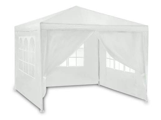 Hvid havepavillon 3x3m - Model 4936