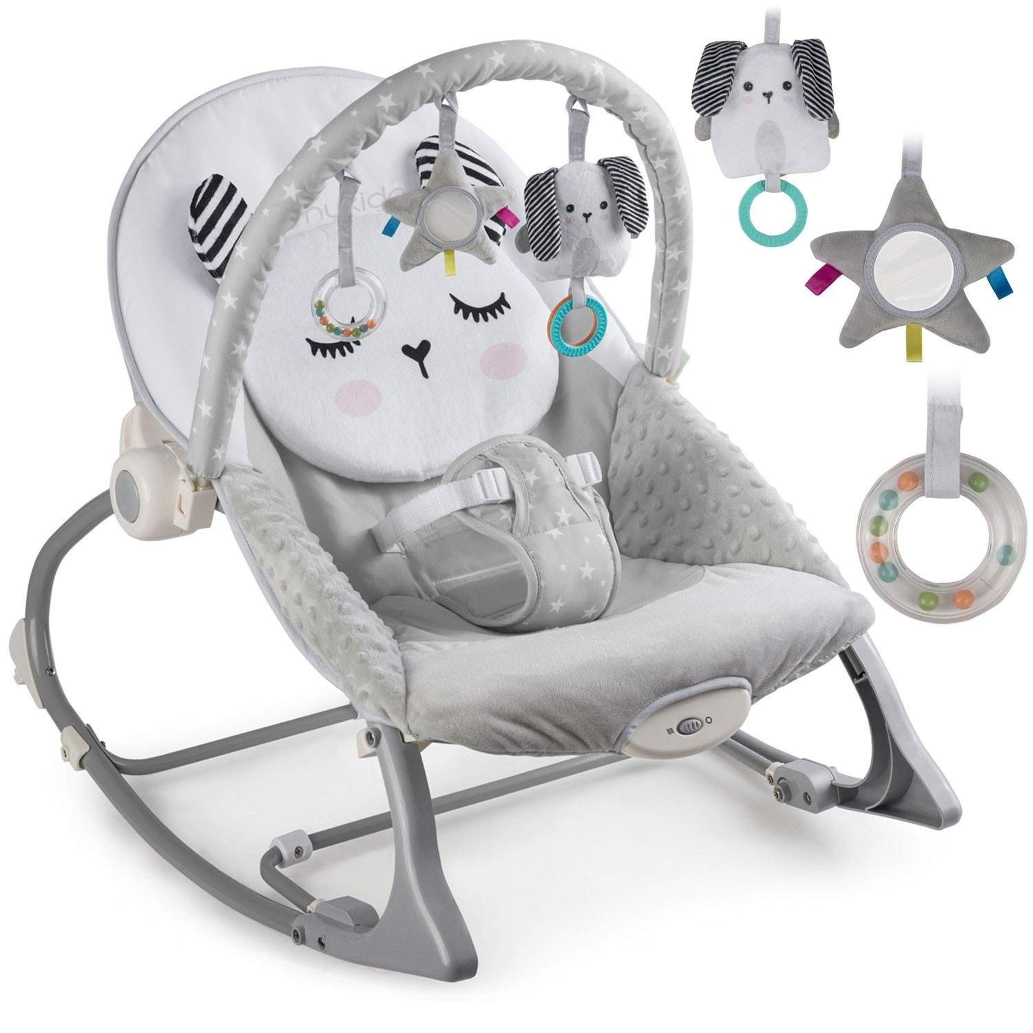 Vibrerende Babysitter Nukido - Grå
