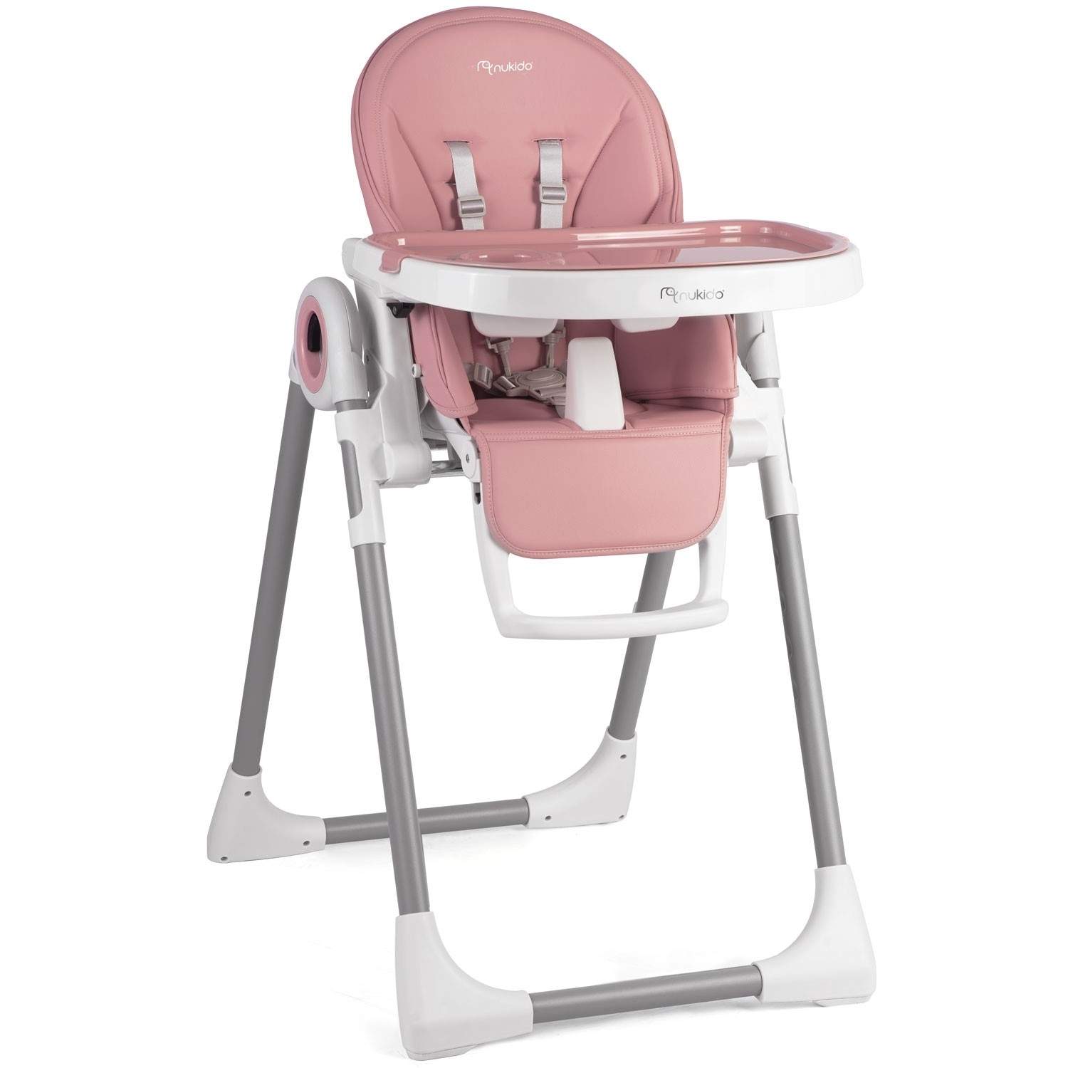 Børne spisestuestol med bord Nukido Belo pink