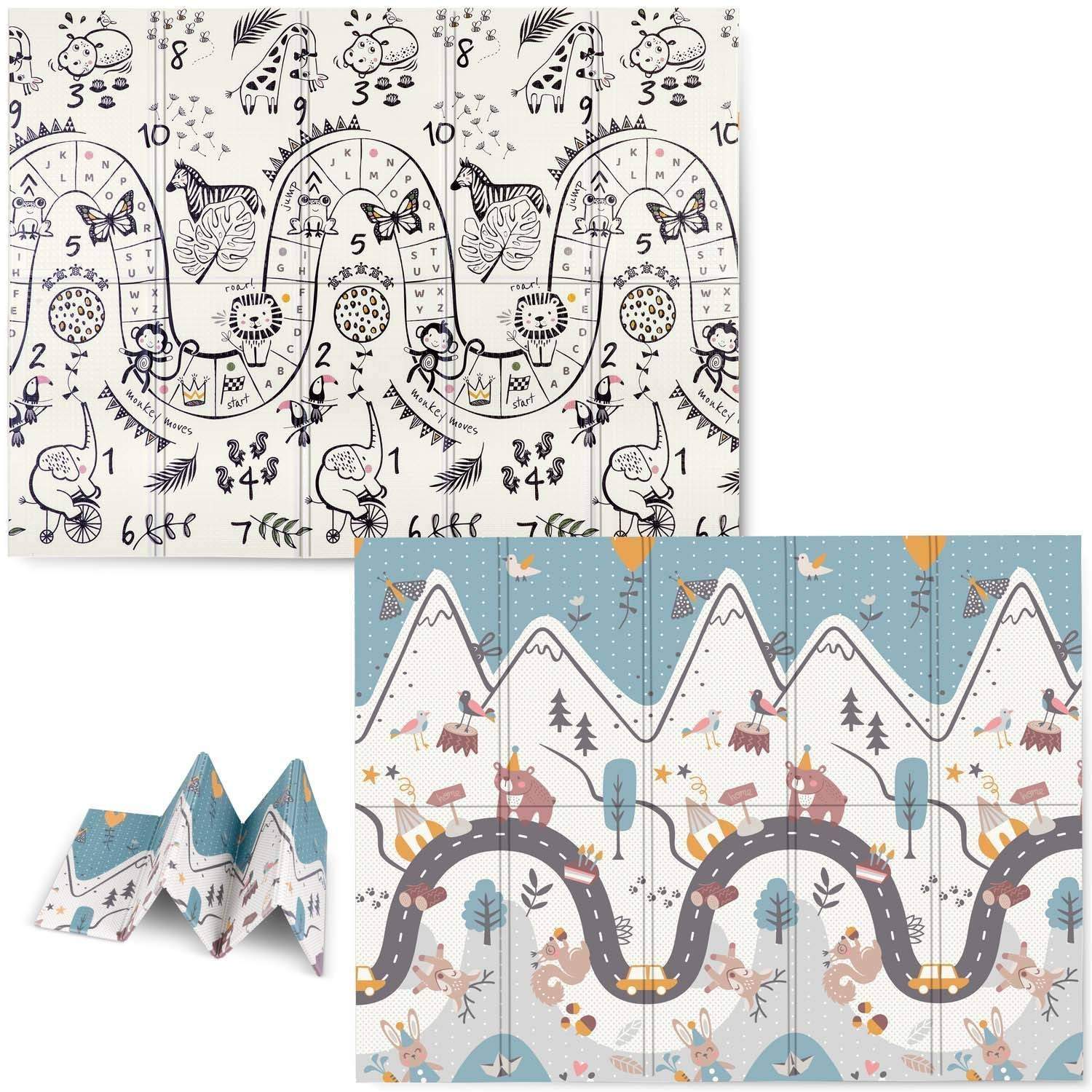 Foldbar skummåtte 200 x 150 x 1 cm Nukido NK-341