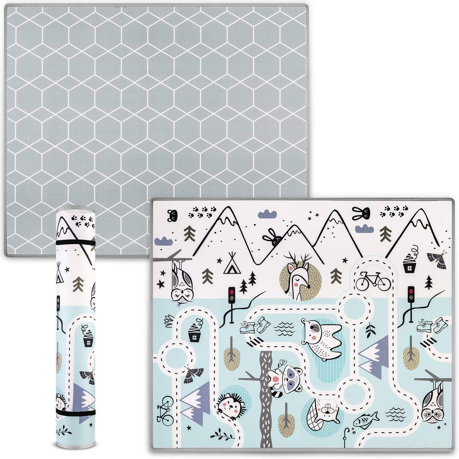 Rullbar skummatta 180 x 150 x 1,5 cm Nukido NK-342 | Sport & Fritid - Träning | Pryloteket