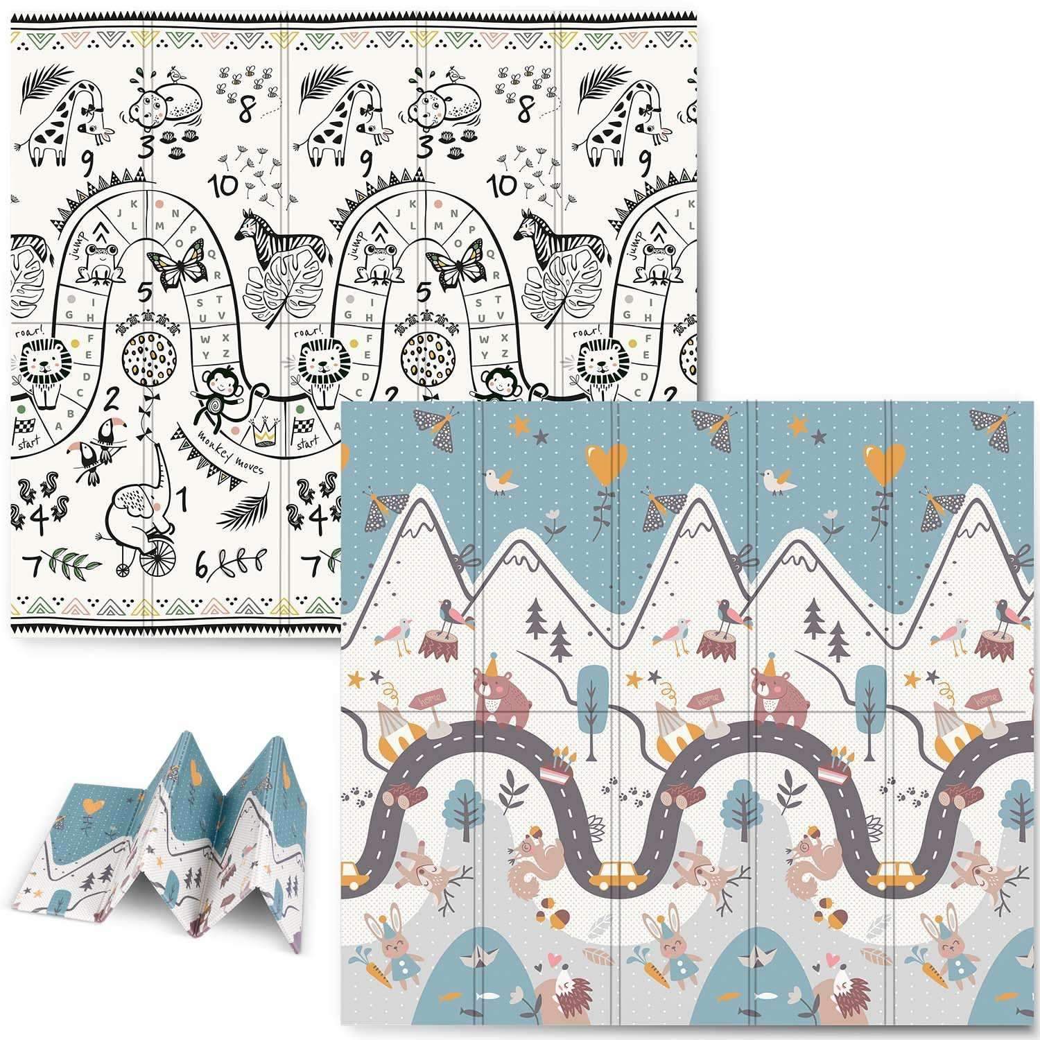 Sammenfoldelig legemåtte Nukido NK-340, 200 x 180 x 1 cm