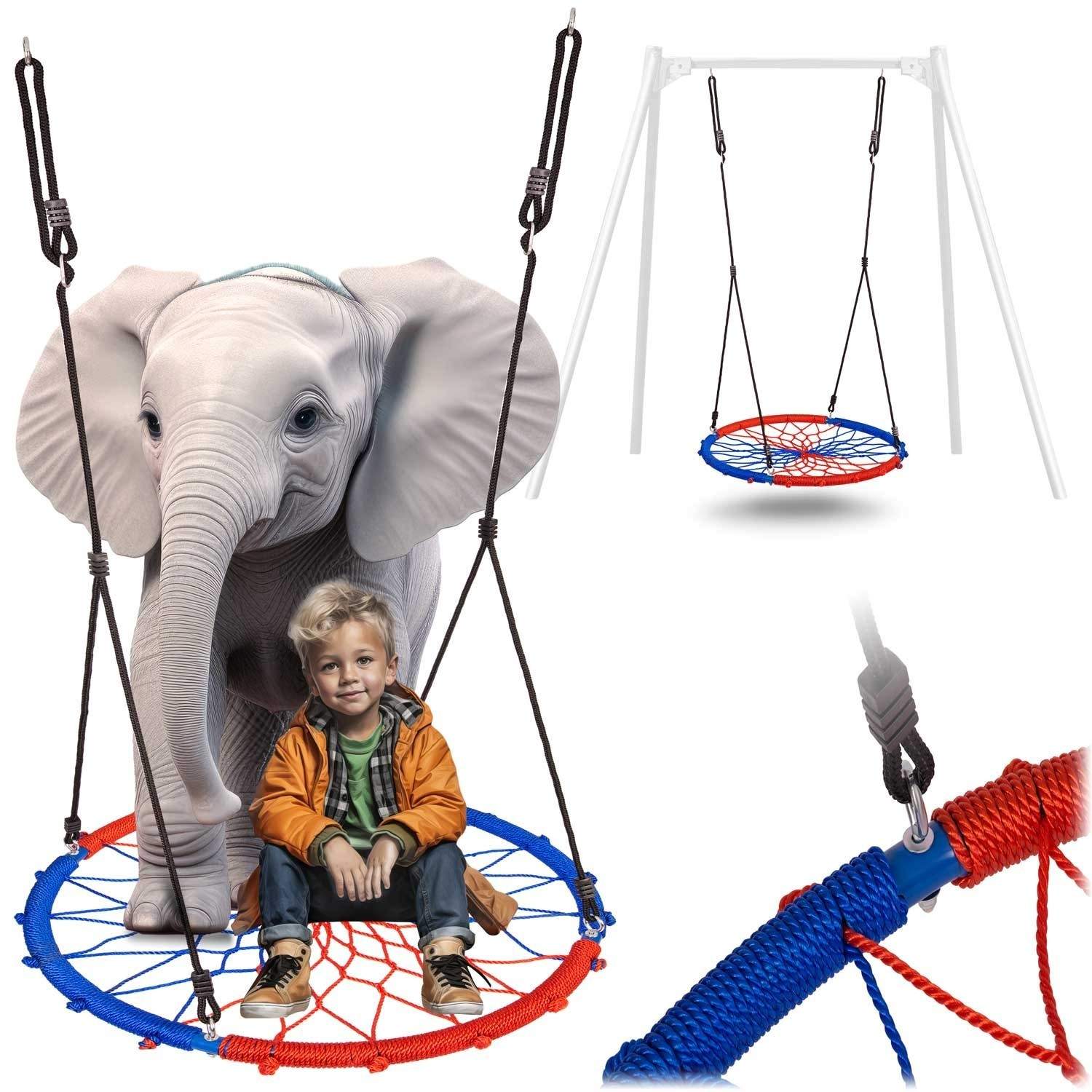 Bocianrede Gunga SWINGO 95 cm Blå/Röd | Hälsa & Skönhet - Personvård - Vård & Rehabilitering - Hållning | Pryloteket