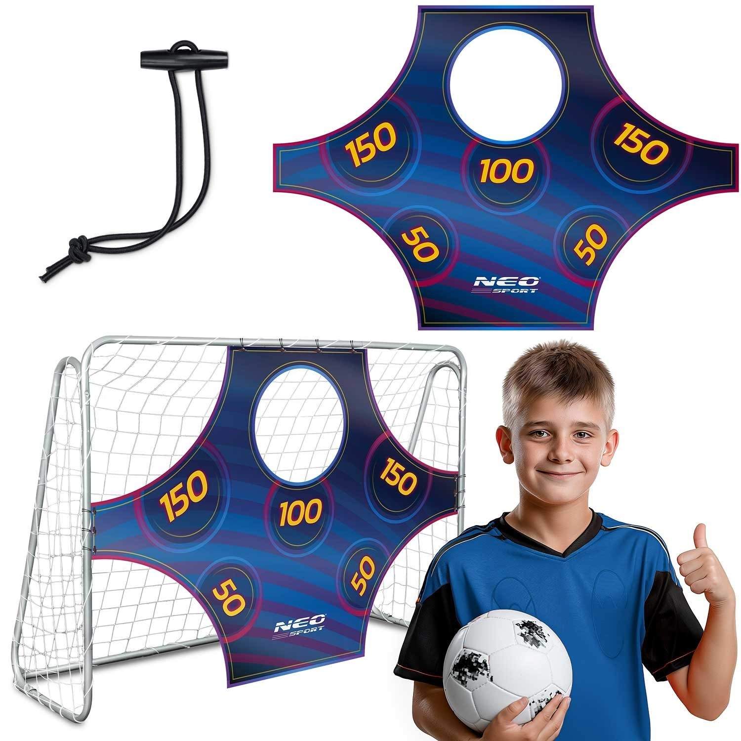 Måltavle til fodboldmål Neo-Sport 215 x 150 cm