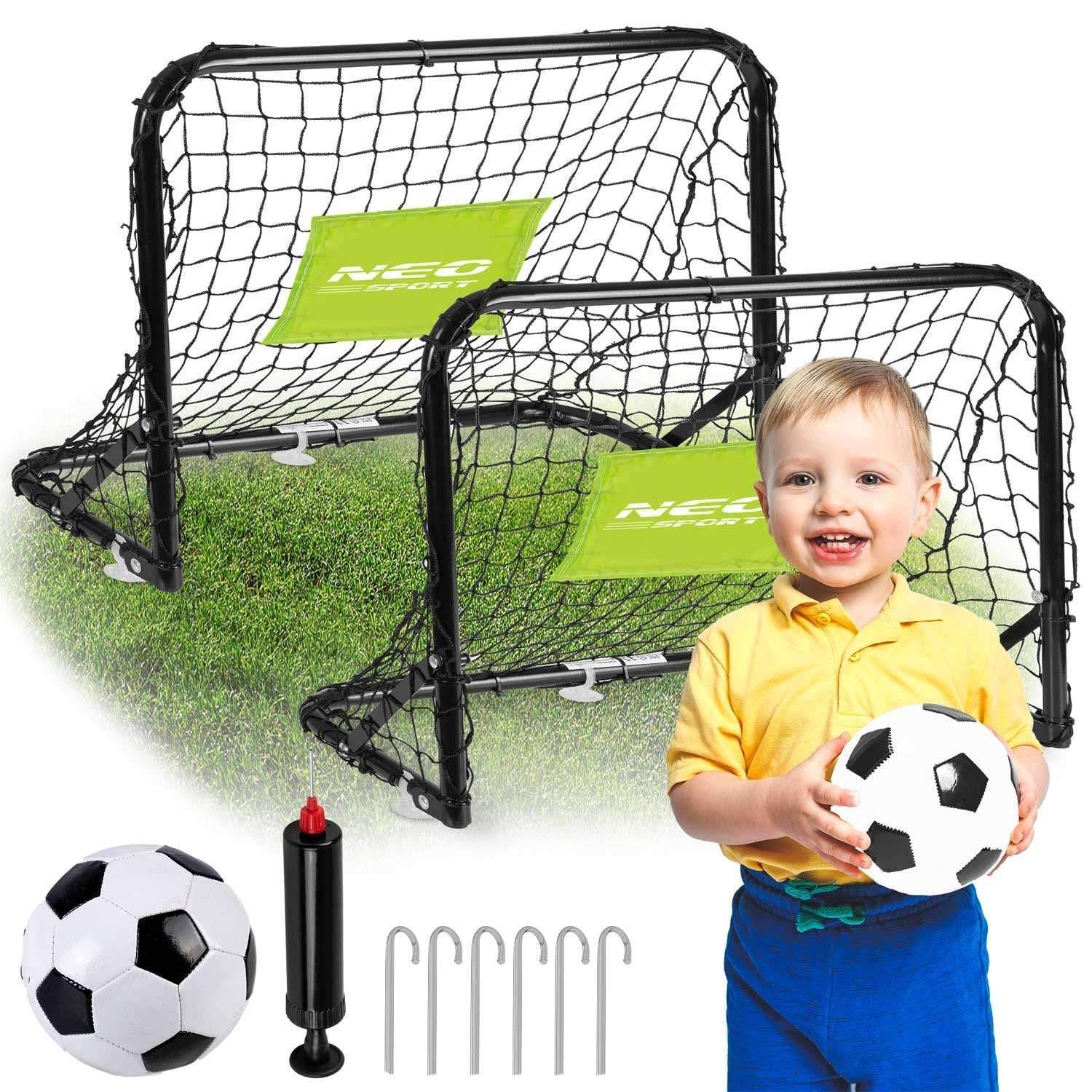 Fotbollsmål - Set med 2 stycken - 60 x 45 x 25 cm NS-461 | Hälsa & Skönhet - Personvård - Vård & Rehabilitering - Hållning | Pryloteket