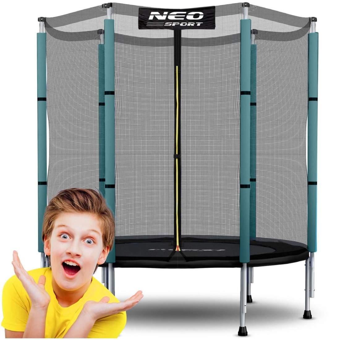 Barntrampolin för trädgård 140 cm (4,5 ft) från Neo-Sport | Hem & Hobby | Pryloteket