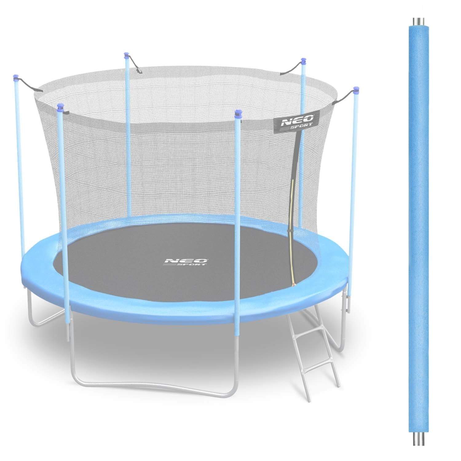 Trampolin Topstolpe med indvendigt net, 6ft Blue Neo-Sport