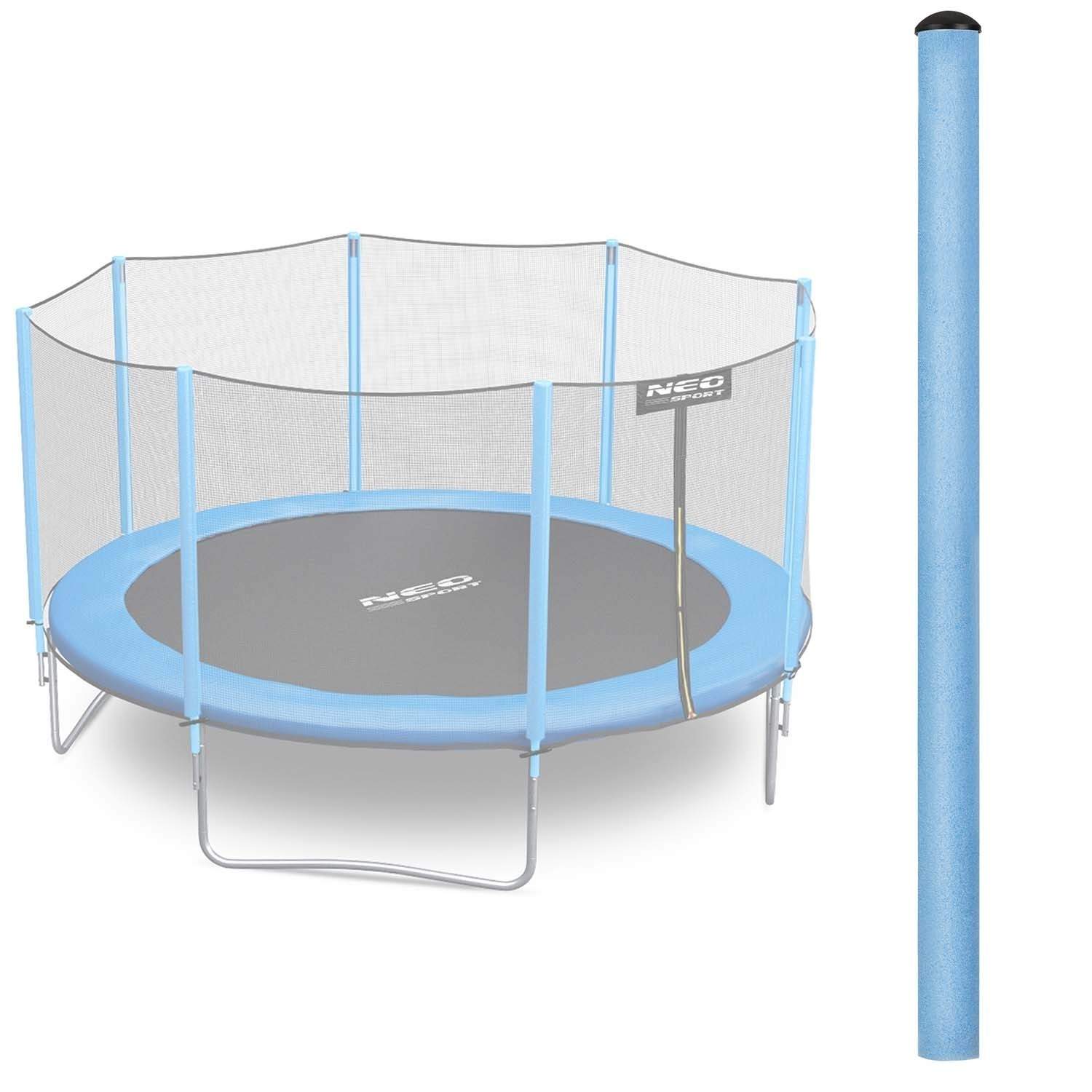 Trampolin topstolpe med ydre net 8-15 fod blå Neo-Sport