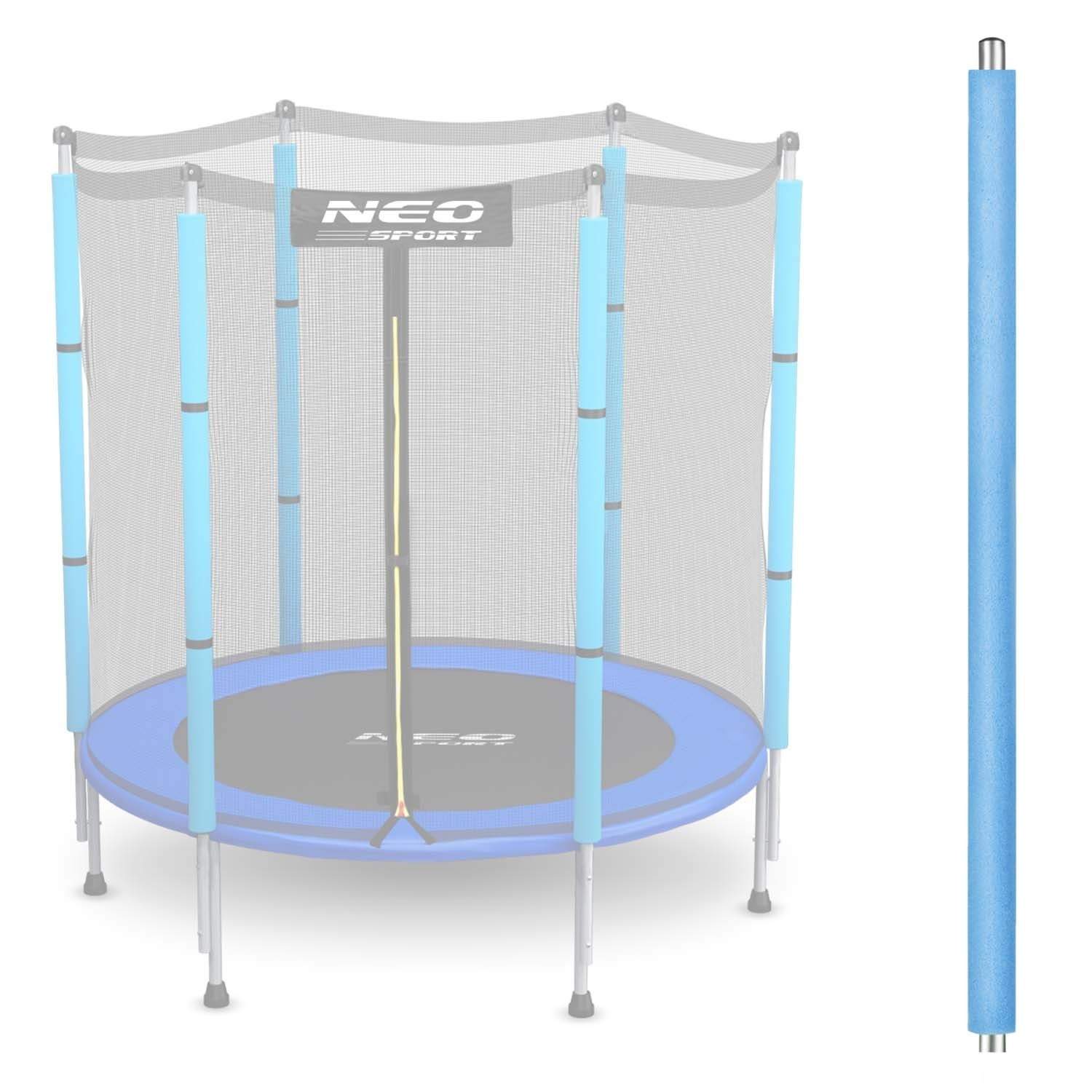 Trampolin topstolpe med ydre beskyttelsesnet 4,5 ft Blue Neo-Sport