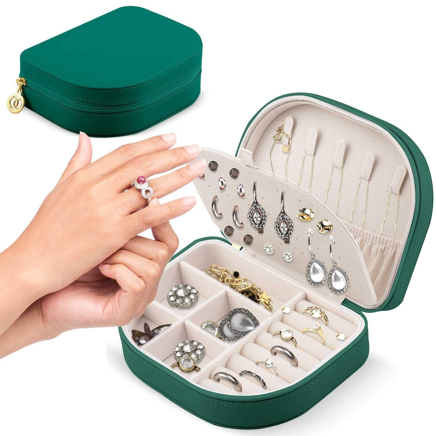 Massido MS-707 Smyckeskrin - Grön | Mode & Accessoarer - Smycken, Smyckesset & Tillbehör - Smyckeskrin | Pryloteket