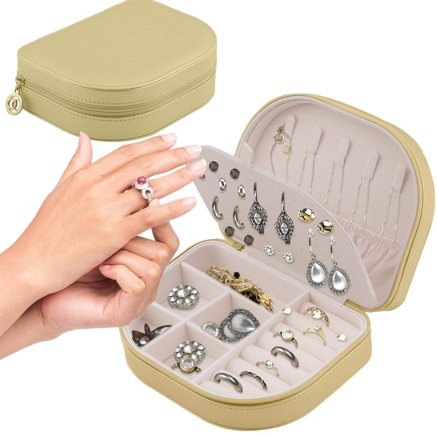 Luksus smykkeskrin Massido MS-707 - Guld