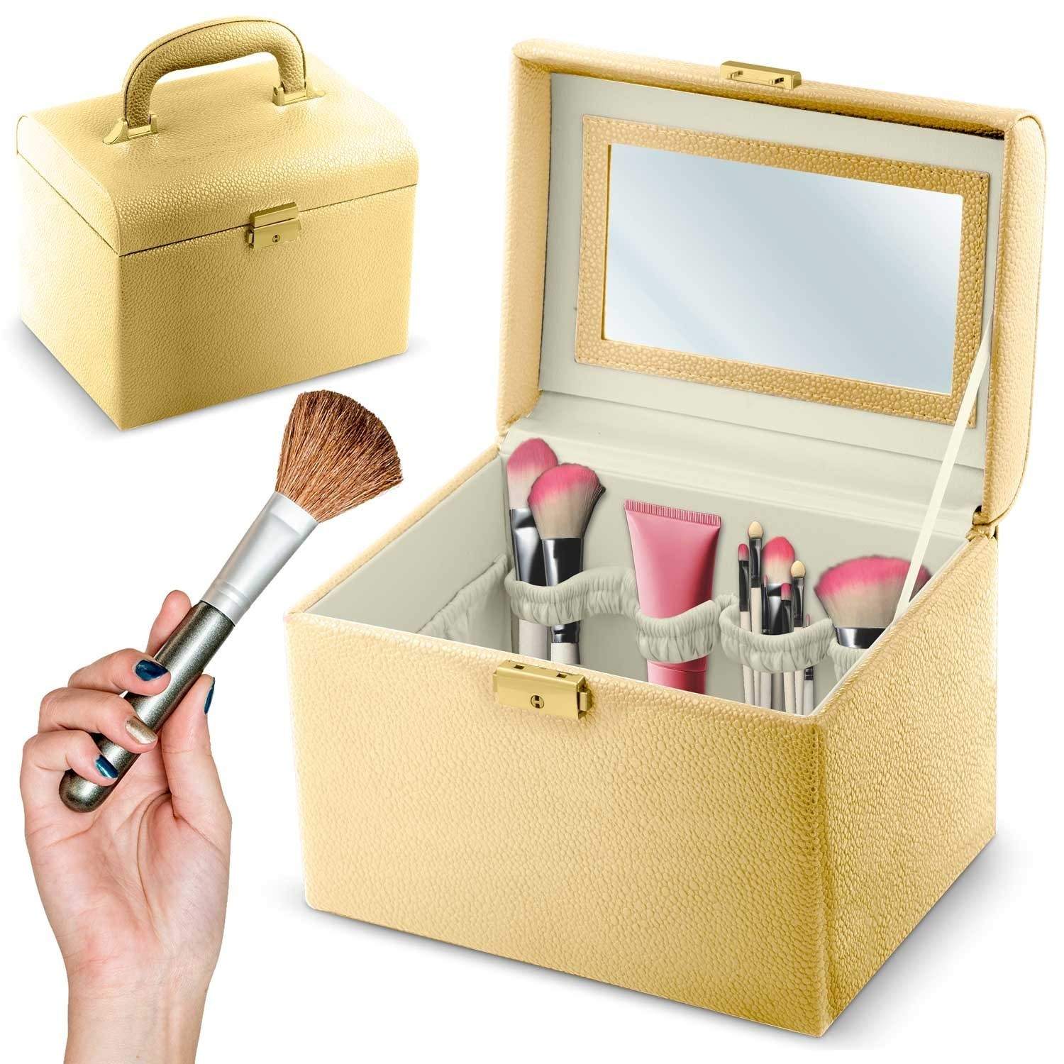 Elegant guld kosmetisk etui Massido MS-706