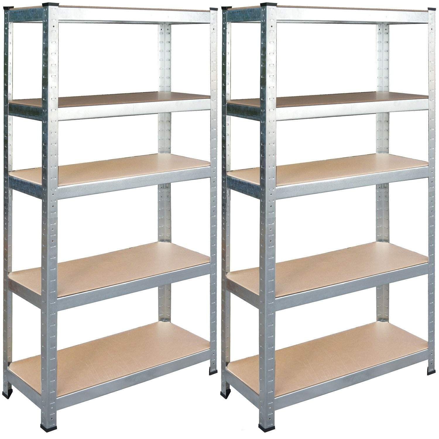 Sæt med 2 metalhylder til opbevaring 180x90x40 cm Humberg HR-812