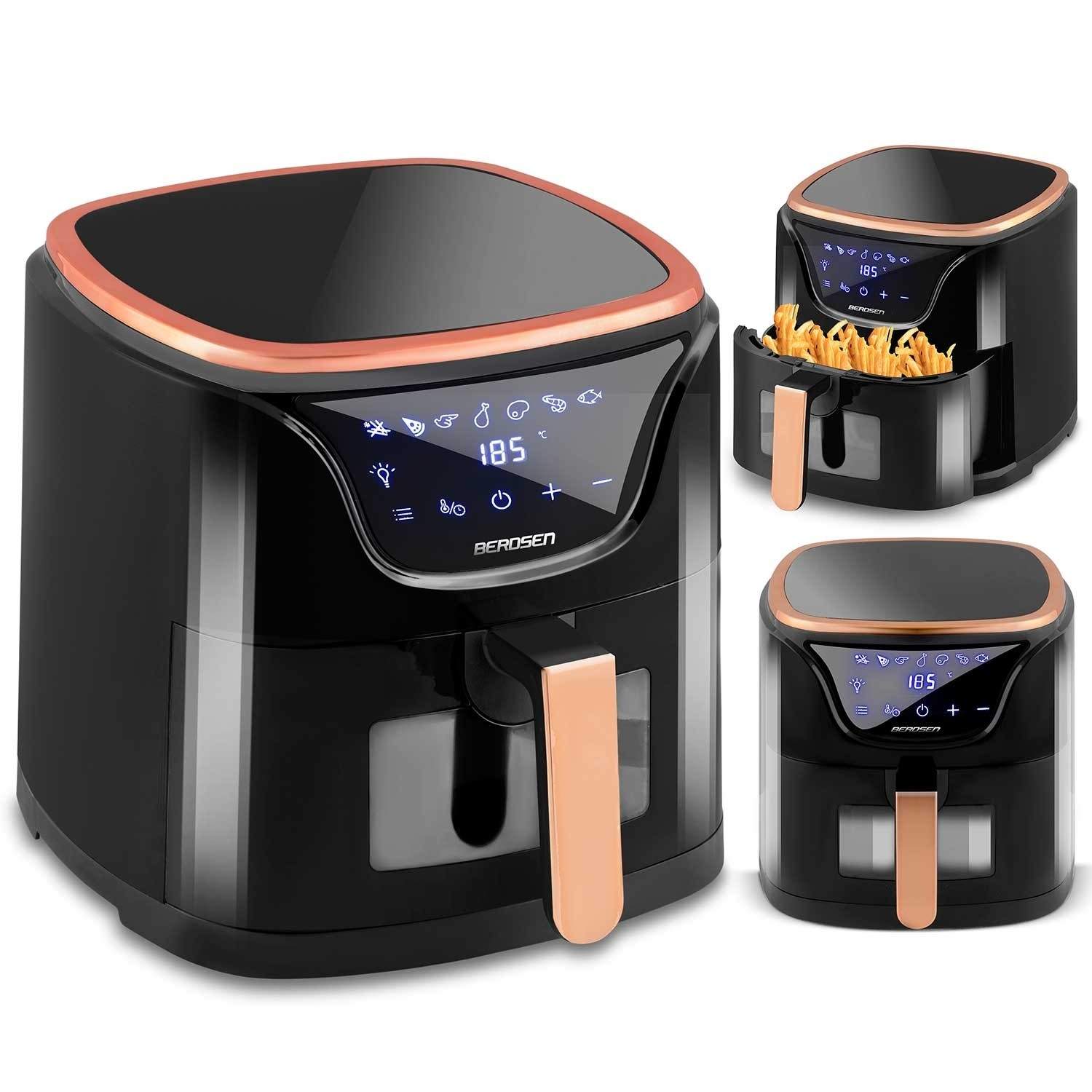 Svart och guld fettfri fritös BD-652 | Sport & Fritid - Friluftsliv & Camping - Belysning | Pryloteket