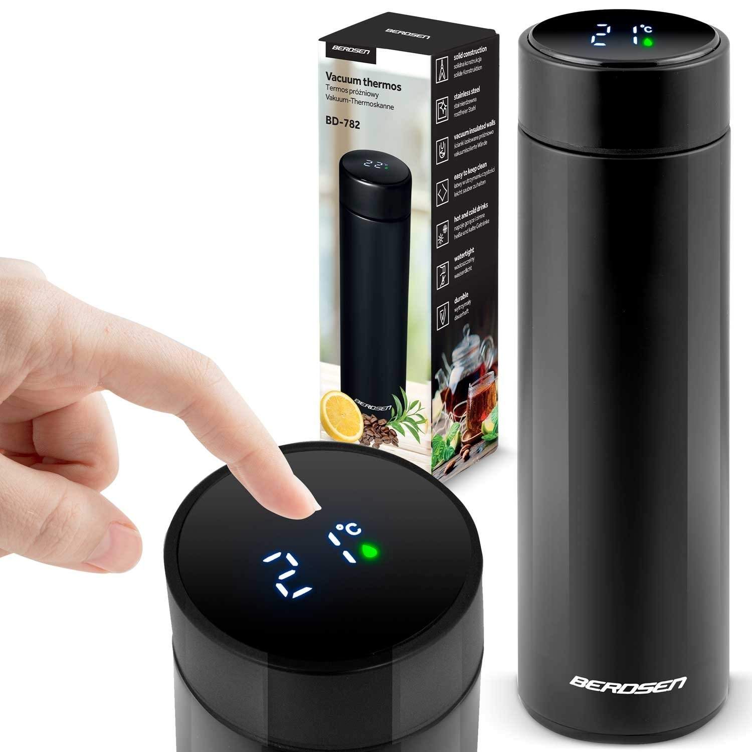 Vakuum termokande 420 ml BD-782 Sort