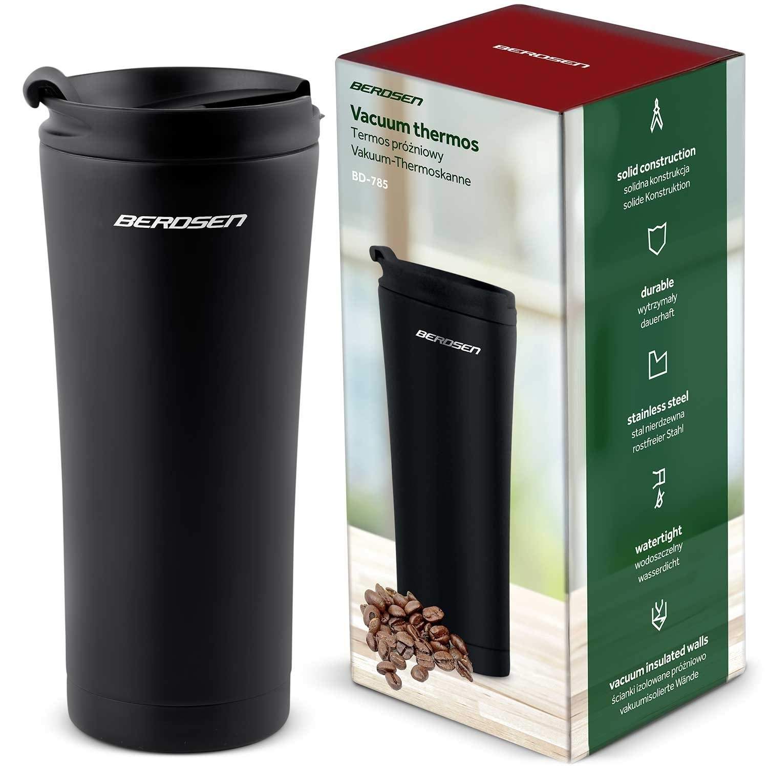 Vakuum termokande 470 ml BD-785 Sort