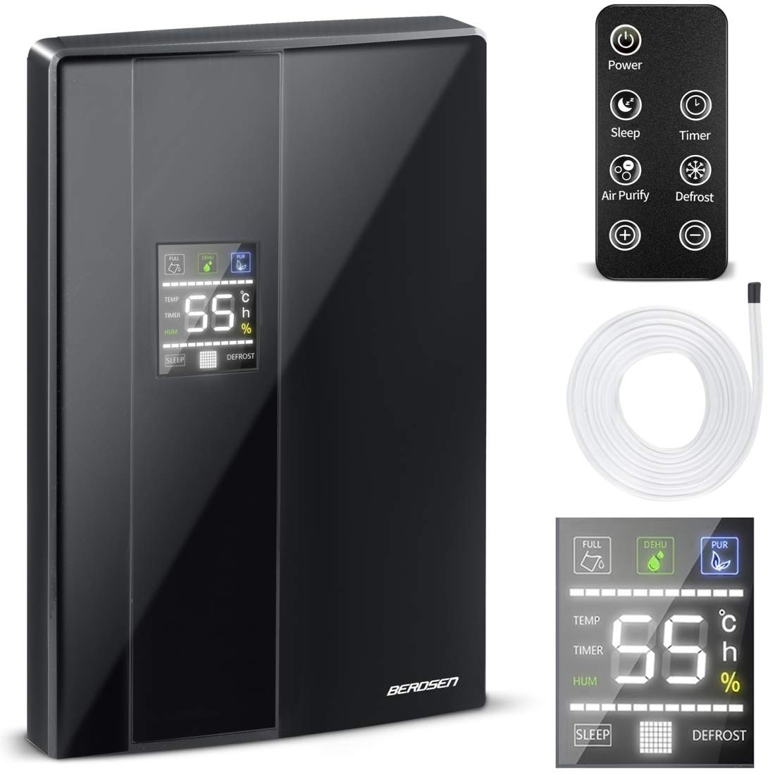Luftavfuktare - Fuktabsorberare Berdsen BR-20D Svart | Hem & Hobby - Hem & Hushåll - Inomhusklimat | Pryloteket