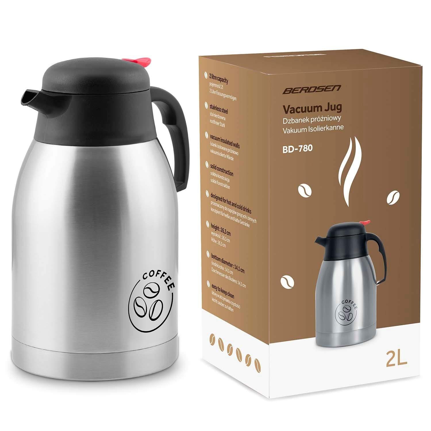 Vakuumisoleret kaffekande 2L Berdsen BD-780