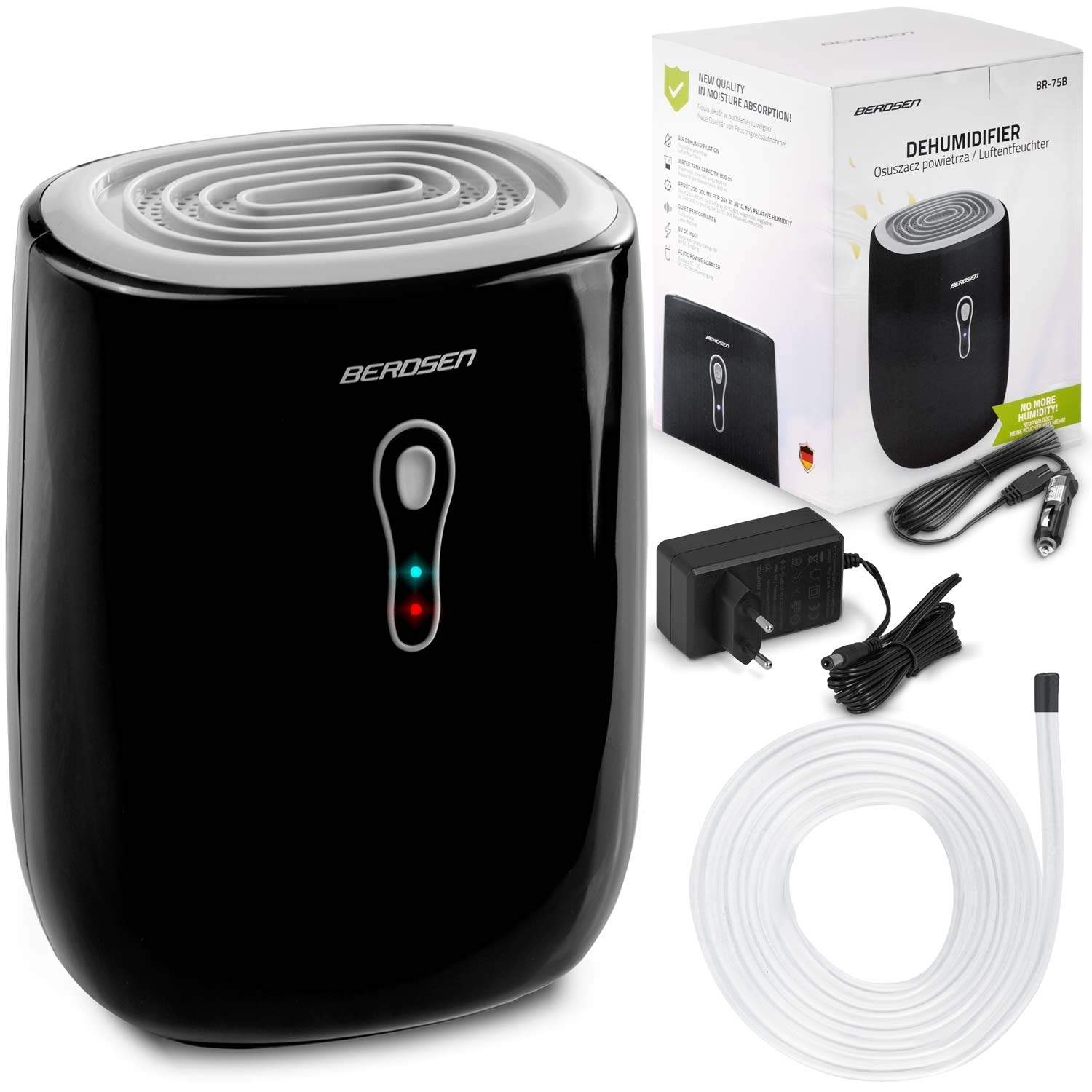 Affugter - Fugtabsorber Berdsen BR-75B Sort/Grå