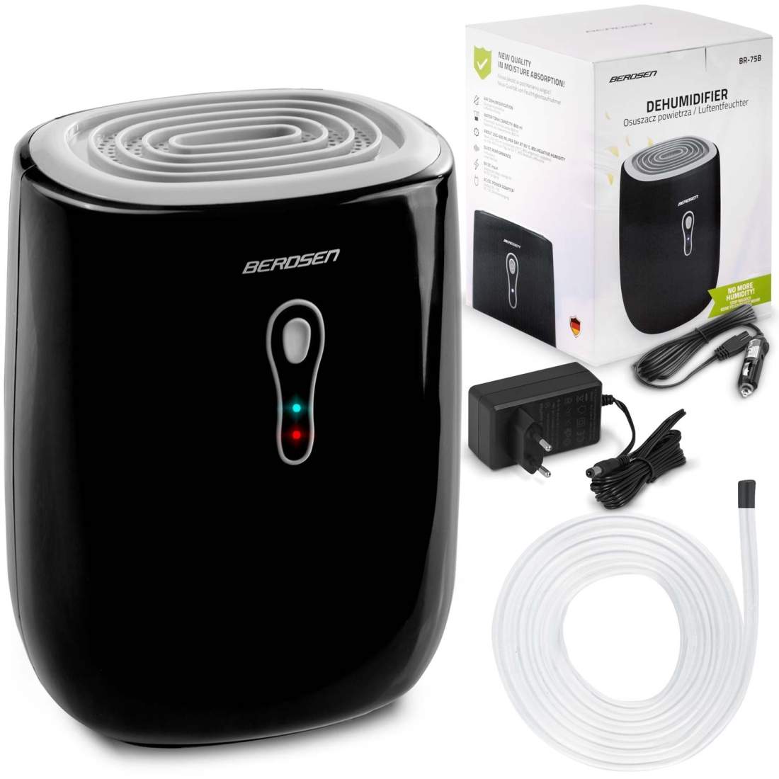 Luftavfuktare - Fuktabsorberare Berdsen BR-75B Svart/Grå | Hem & Hobby - Hem & Hushåll - Tvätt | Pryloteket