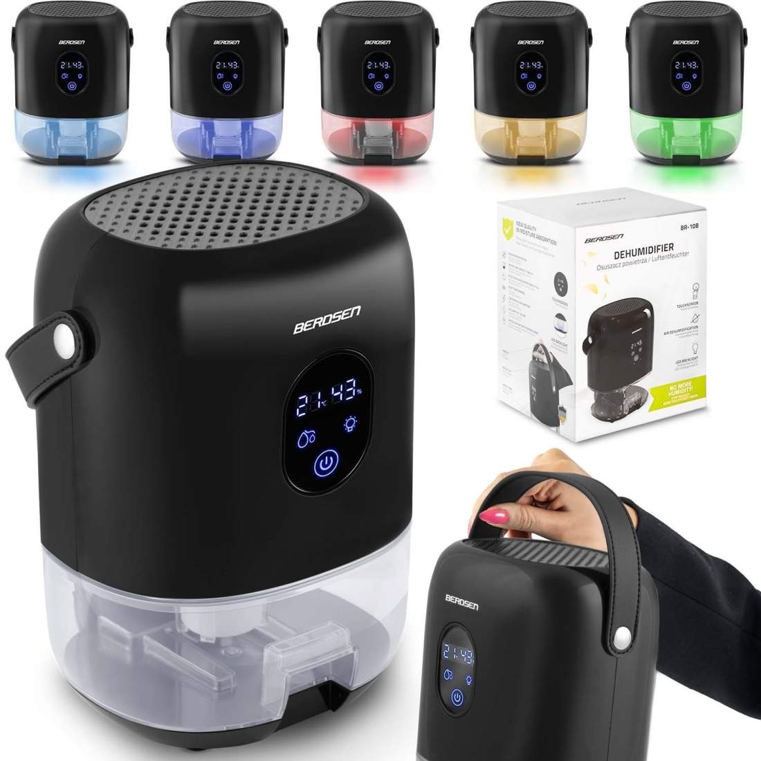 Luftavfuktare - Fuktabsorberare Berdsen BR-10B Svart | Hem & Hobby - Hem & Hushåll - Inomhusklimat | Pryloteket