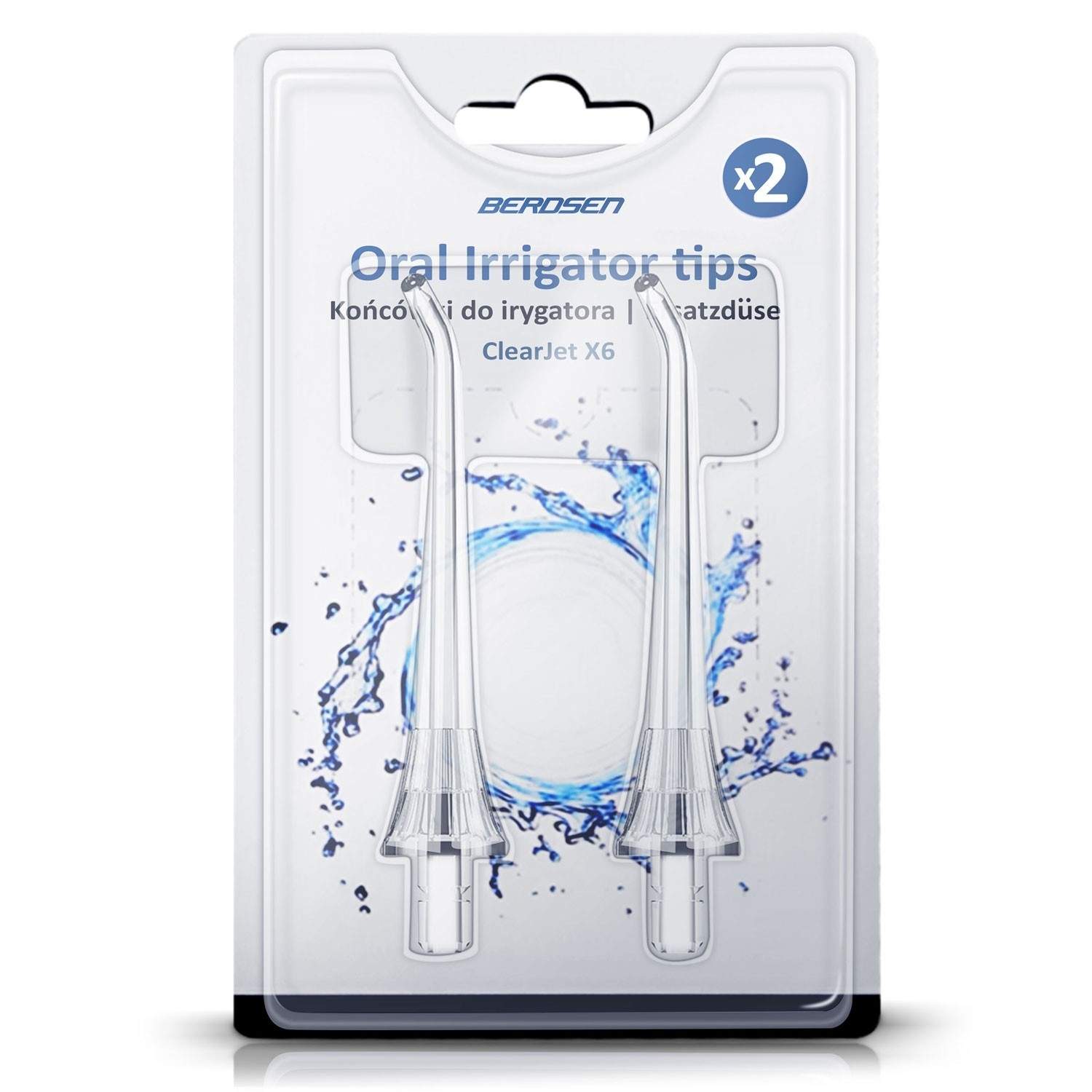 Udskiftningsdyser til Berdsen X6 Irrigator, 2-pak