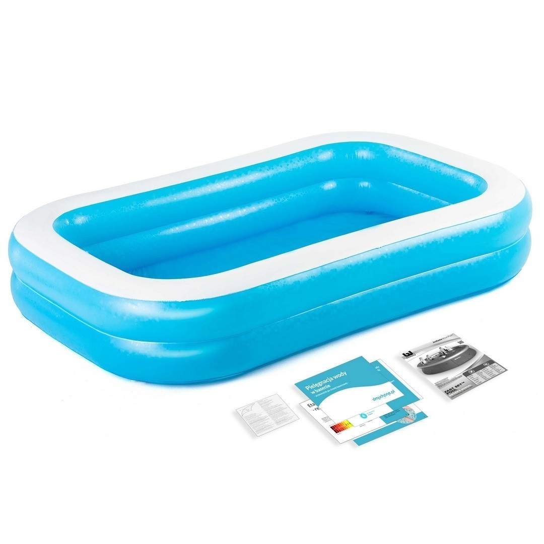 Familie oppustelig pool 262 x 175 x 51 cm Bestway 54006
