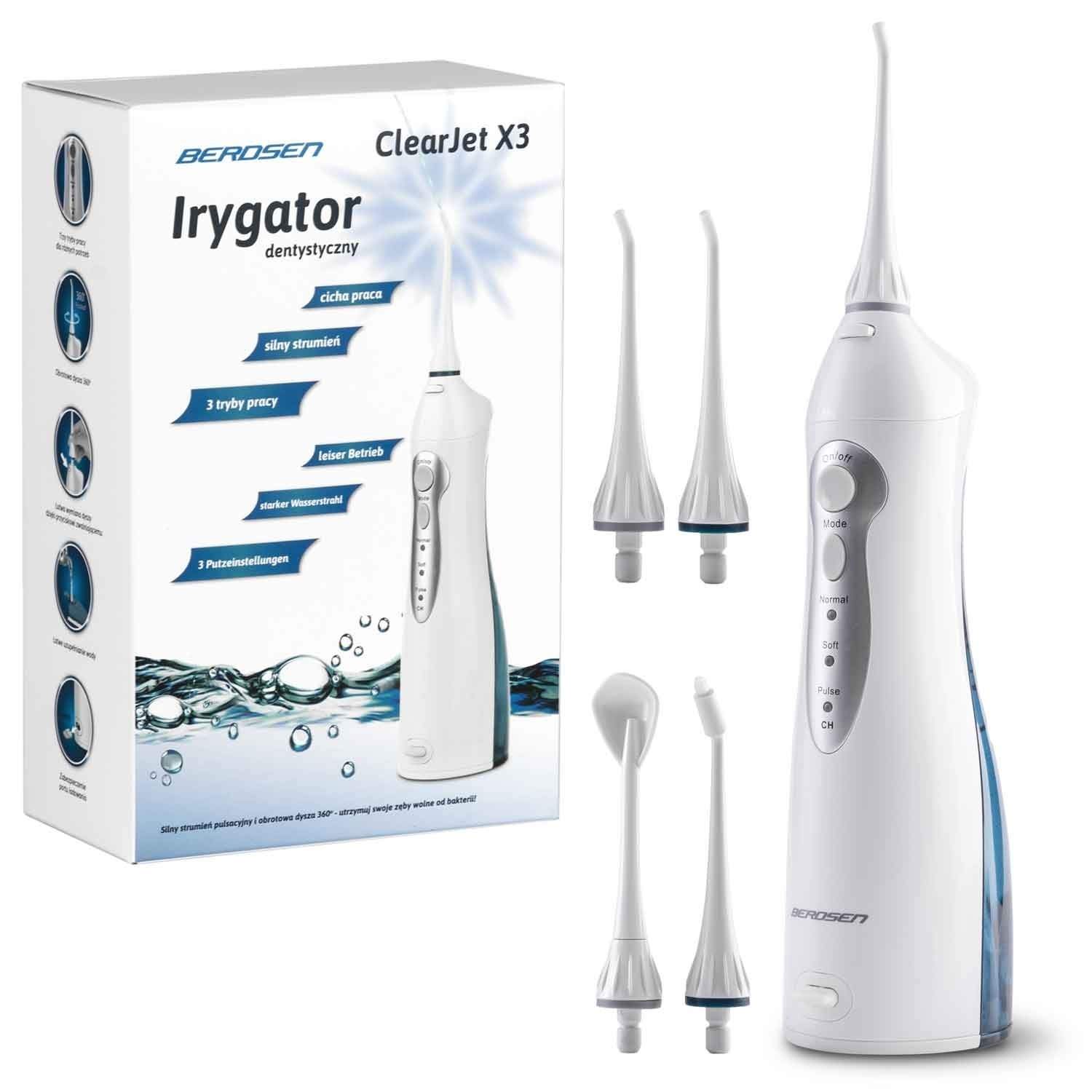 Trådlös Munhålsirrigator Berdsen ClearJet X3 | Hälsa & Skönhet - Personvård - Massage | Pryloteket