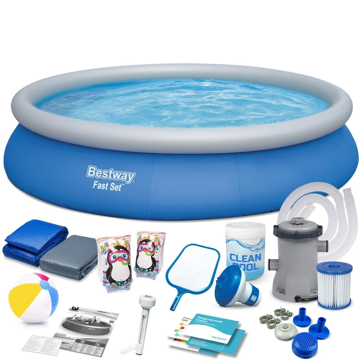 Utvidgning av trädgårdspool 457 x 84 cm 17in1 Bestway 57313 | Hem & Hobby | Pryloteket