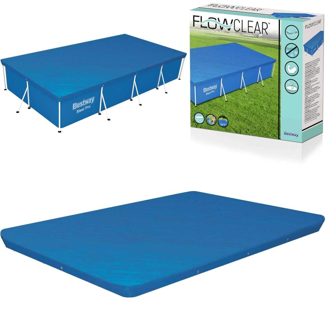 Överdrag för rampool 400 x 211 cm Bestway 58107 | Hem & Hobby | Pryloteket