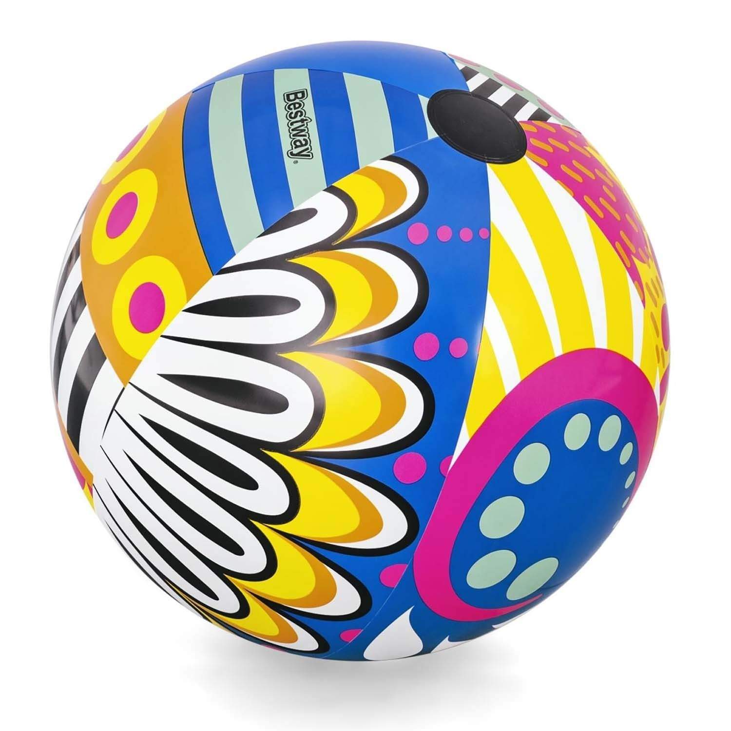 Uppblåsbar badboll MULTICOLOR 91cm Bestway XXL | Hem & Hobby | Pryloteket