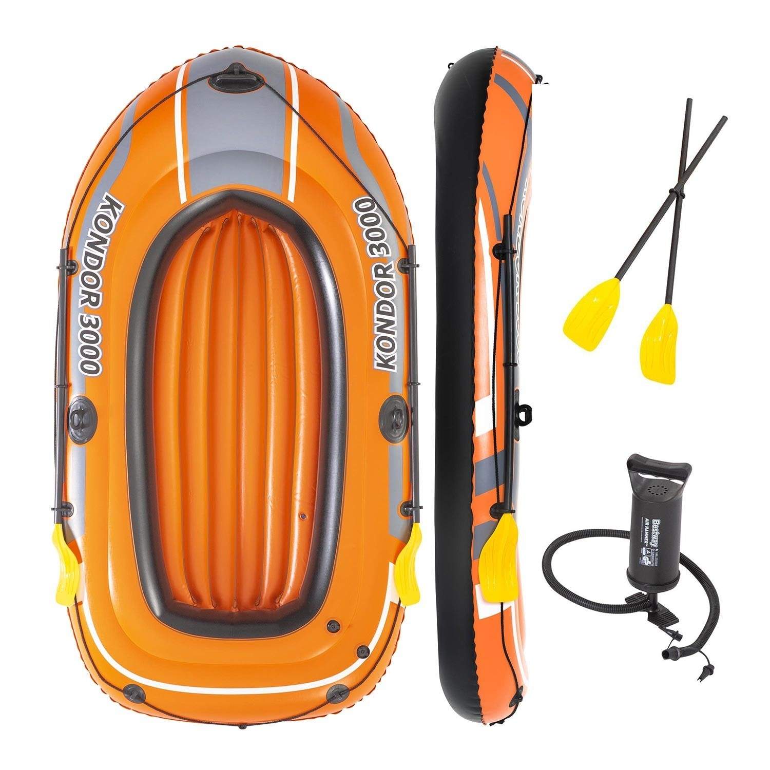 BESTWAY Kondor 3000 oppustelig ponton + årer, pumpe