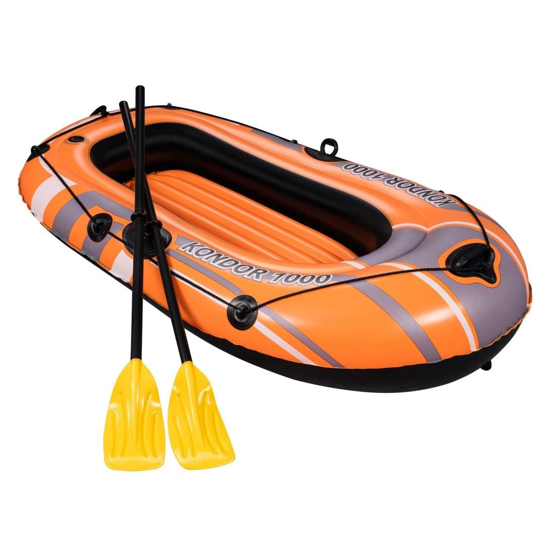 KONDOR 1000 ponton + åror 155 x 93 cm Bestway 61078 | Hem & Hobby | Pryloteket