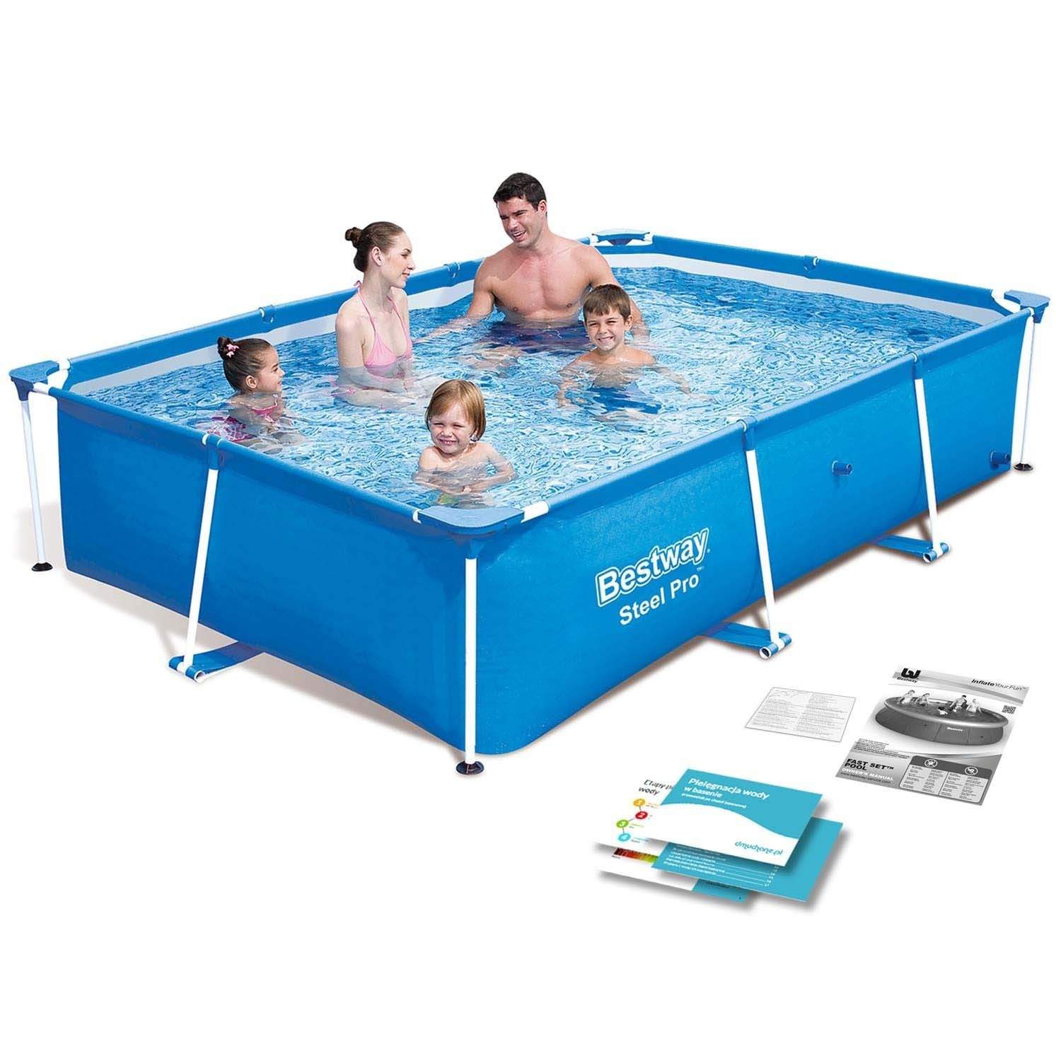 Ramme havepool 259 x 170 x 61 cm Bestway 56403