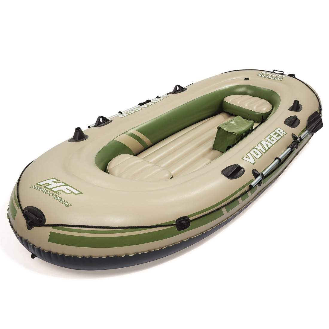 Uppblåsbar ponton Voyager 500 + åror 348 x 142 cm Bestway 65001 | Hem & Hobby | Pryloteket