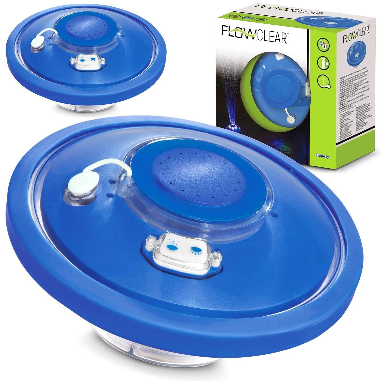 Bestway 58493 LED poollampe med indbygget springvand