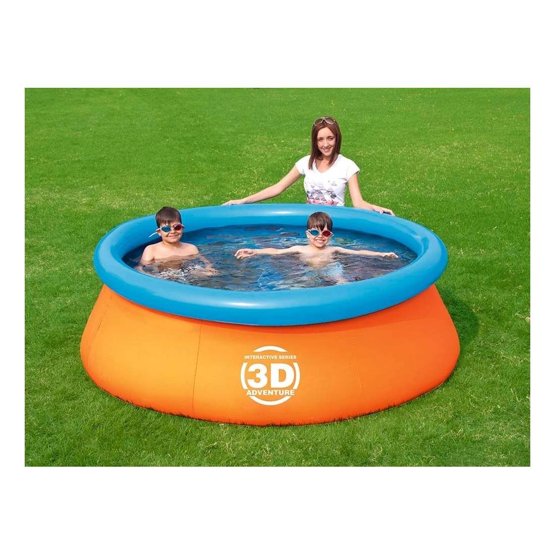 Expansionspool Äventyr 3D 213 x 66 cm Bestway 57244 | Hem & Hobby | Pryloteket